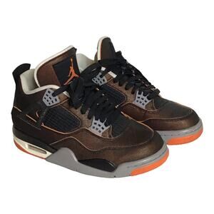 Air Jordan 4 Retro SE Sail Black Starfish CW7183 100 Women’s Size 6.5 EUC
